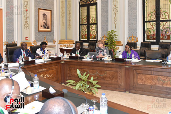 الجلسة الافتتاحية لاجتماعات لجنة العلاقات والتعاون الدولي بالبرلمان الأفريقي (17)