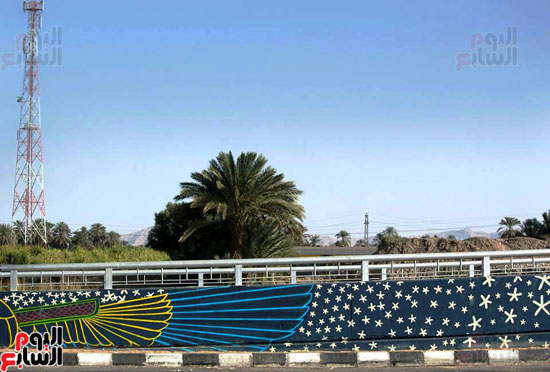 تجميل ميادين وشوارع محافظة الأقصر (3)