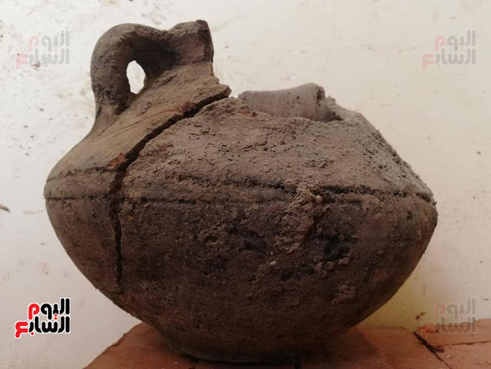 العثور على قطع أثرية داخل منزل في بني سويف (2)