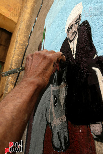 جرافيتى المصريين الشعبي يوثق مناسك الحج (19)