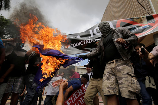 تظاهرات فى هندوراس (6)