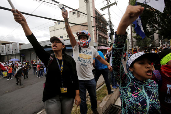 تظاهرات فى هندوراس (5)