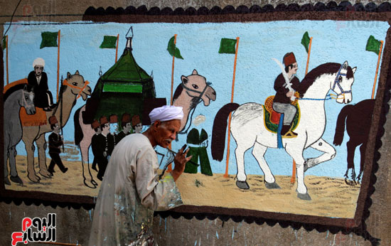 جرافيتى المصريين الشعبي يوثق مناسك الحج (2)