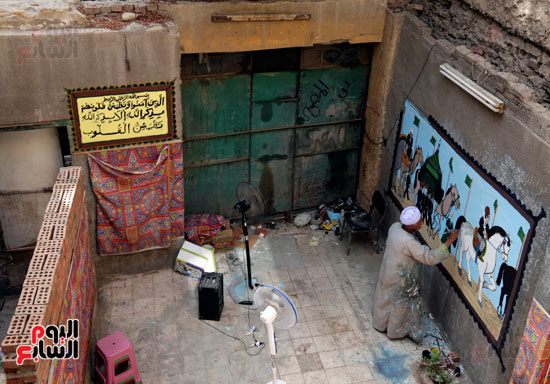 جرافيتى المصريين الشعبي يوثق مناسك الحج (17)