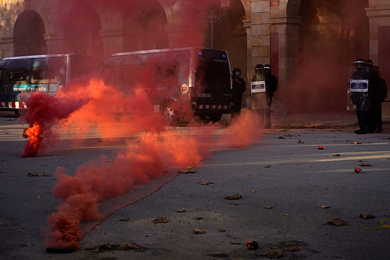 تظاهرات إقليم كتالونيا