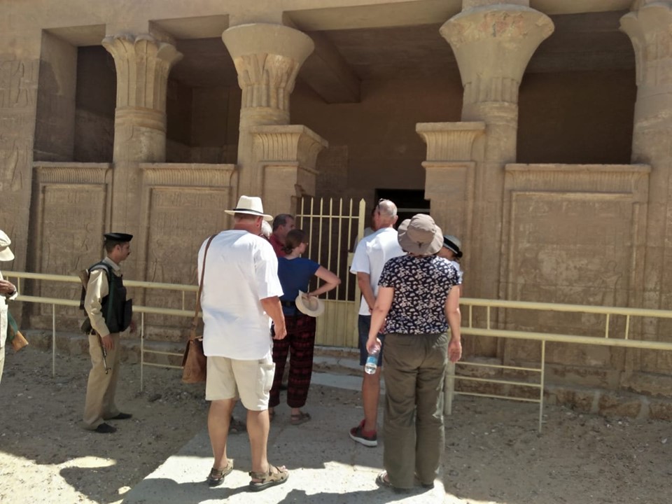 وفد المرشدين السياحيين بالإسكندرية يزور المعالم الأثرية فى المنيا (2)