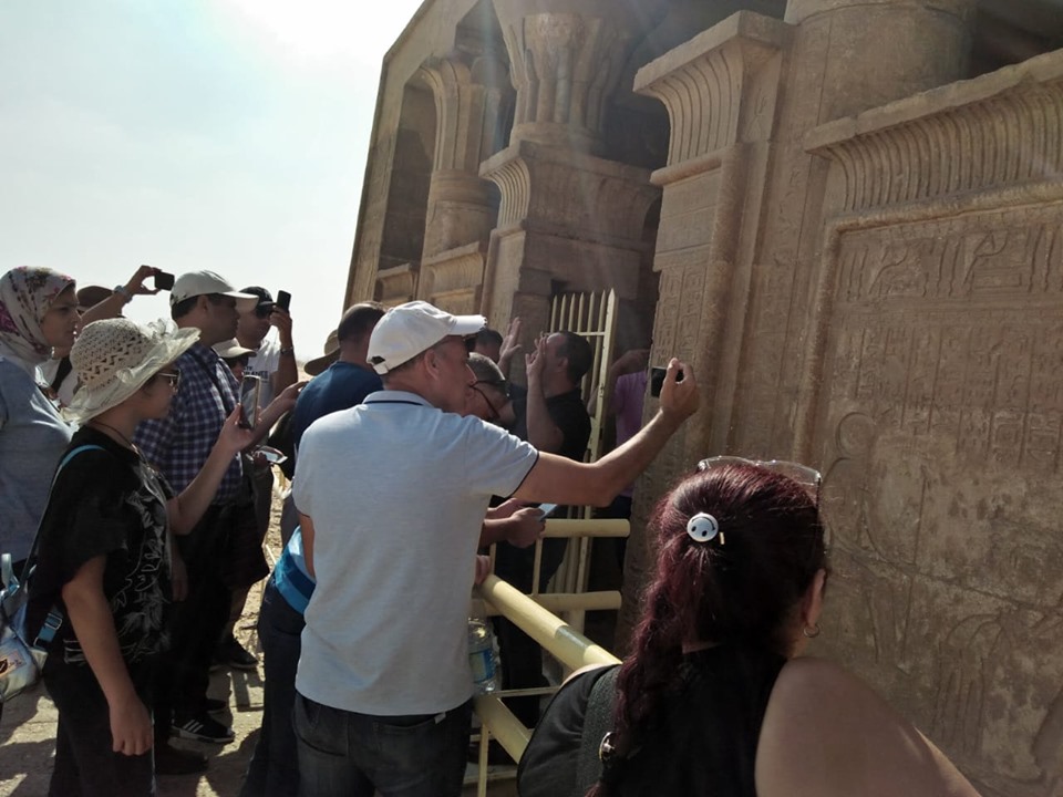 وفد المرشدين السياحيين بالإسكندرية يزور المعالم الأثرية فى المنيا (3)