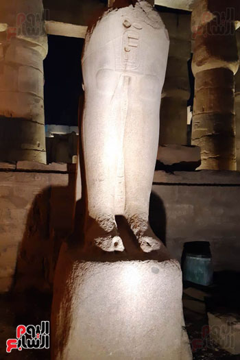 تمثال الملك رمسيس الذي ينتظر العودة لمشهده القديم