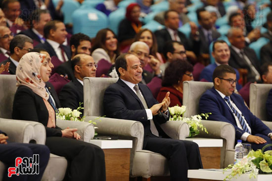 الرئيس عبد الفتاح السيسى بمؤتمر الشباب