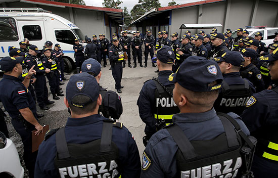 قوات الشرطة فى كوستاريكا