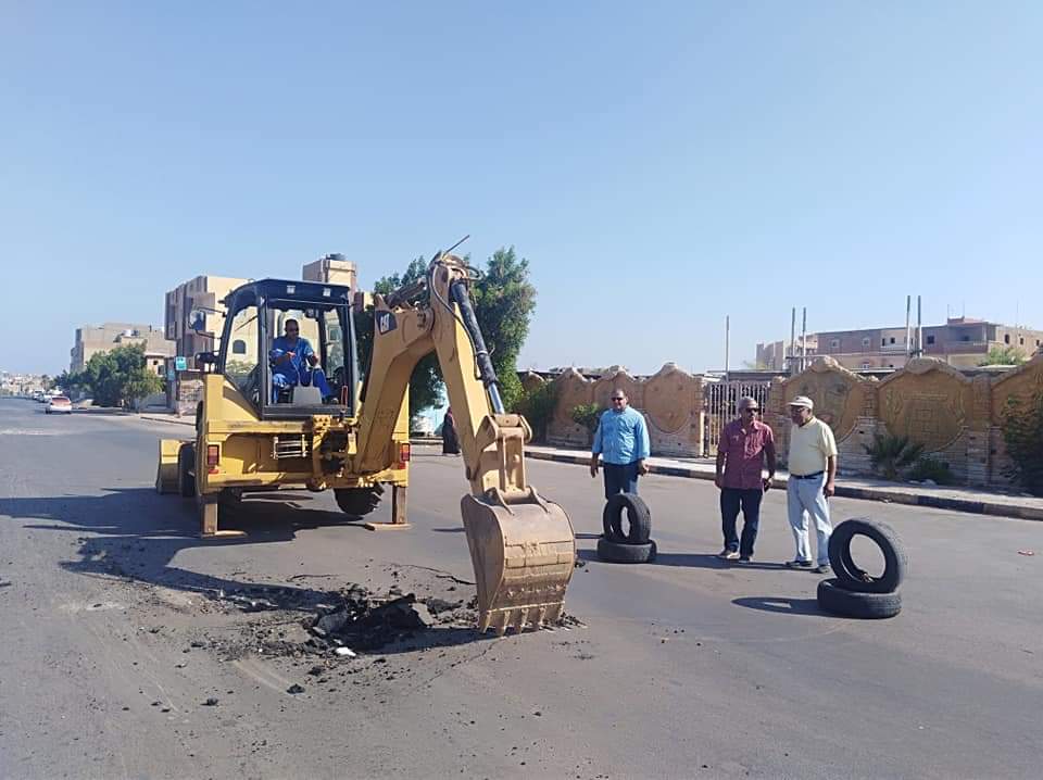 هبوط أرضى بمدينة غارب بالبحر الأحمر (2)