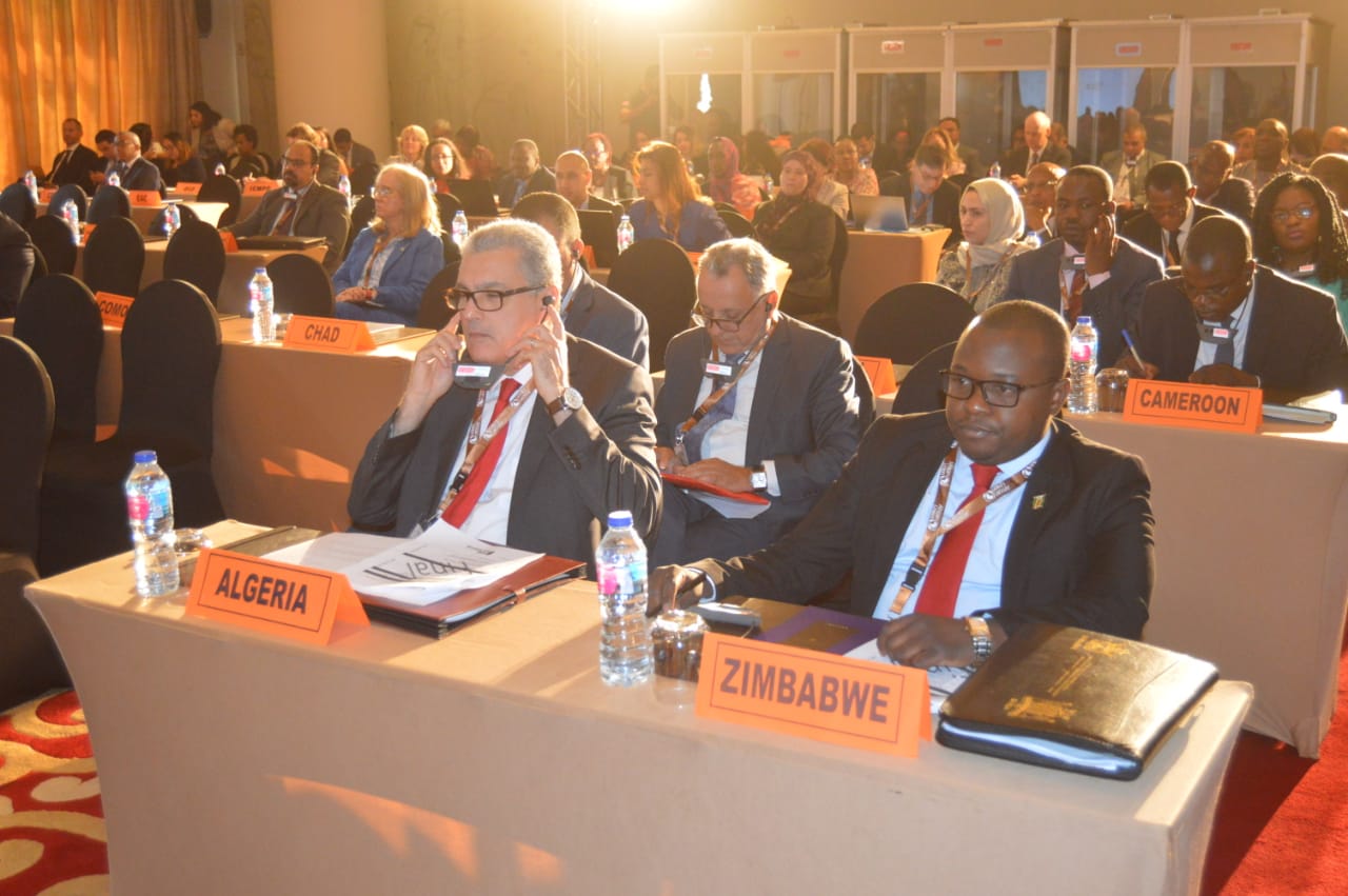 الحضور خلال الاجتماع الوزارى الأفريقى حول الهجرة