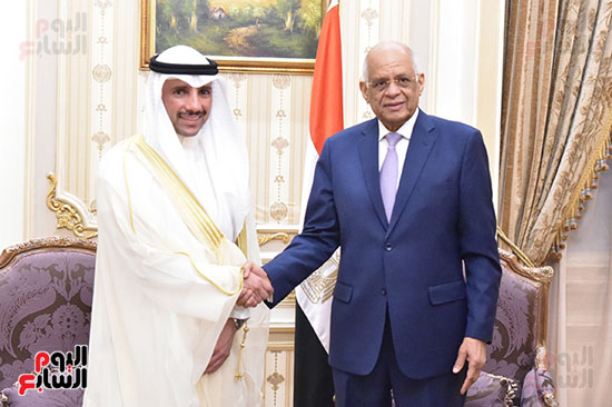 على عبد العال يلتقى رئيس مجلس الأمة الكويتى  (2)