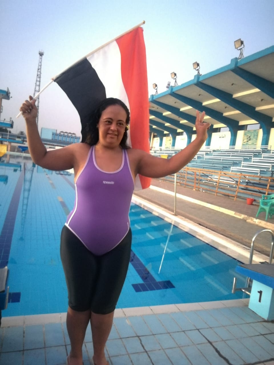 لسباحة المصرية لبنى مصطفى