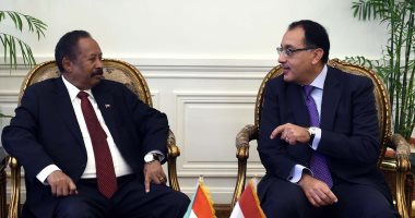 رئيس الوزراء المصرى ونظيره السودانى