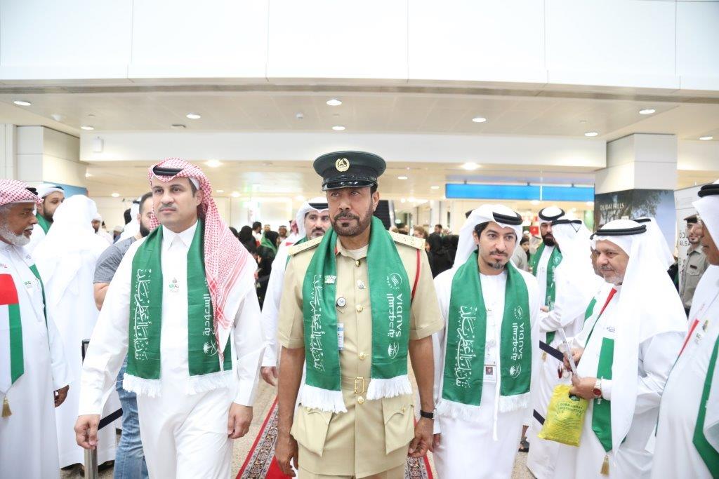 استقبال الزوار السعوديين القادمين إلى الامارات