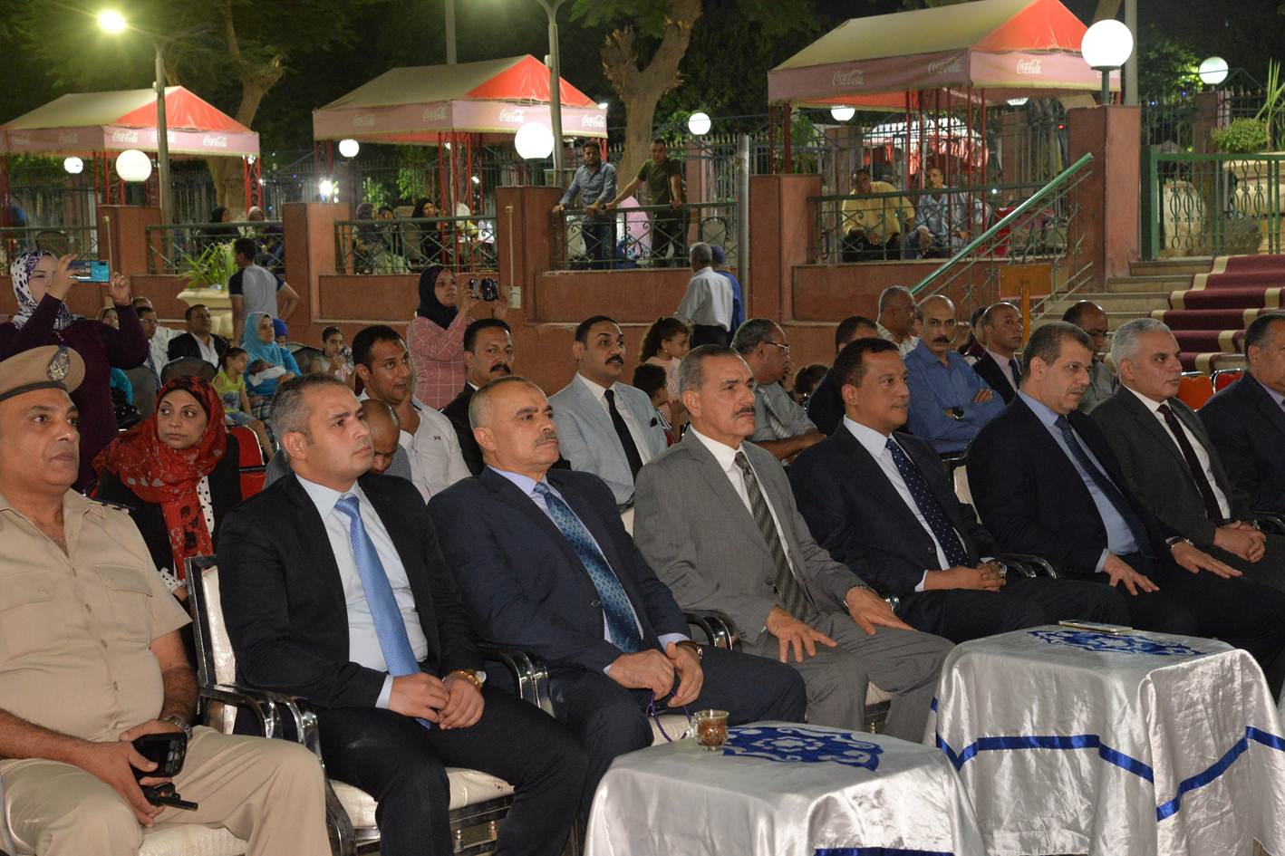 محافظ أسيوط يشهد احتفالية مديرية الثقافة بالعام الهجرى الجديد على مرسى حورس بحديقة الفردوس (5)