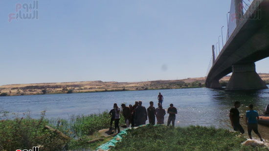 نهر-النيل-بمنطقة-كوبرى-أسوان-المعلق-(5)