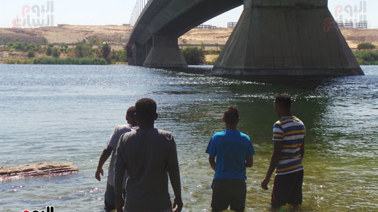 نهر-النيل-بمنطقة-كوبرى-أسوان-المعلق-(4)