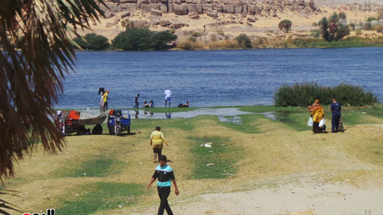 نهر-النيل-بمنطقة-كوبرى-أسوان-المعلق-(1)