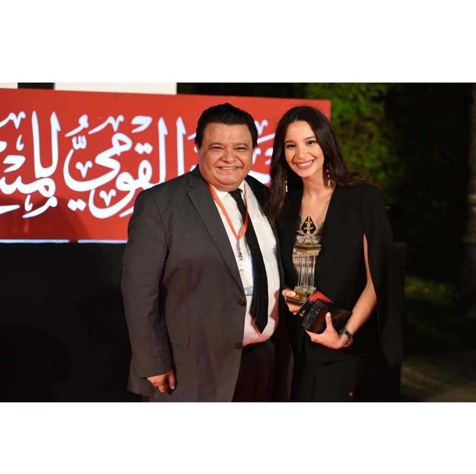 مريم الجندي مع الفنان خالد جلال