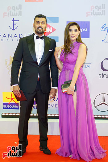 المخرج محمد سامى وزوجته الفنانة مى عمر