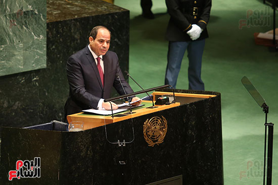 خطاب تاريخى للرئيس السيسى فى الأمم المتحدة (10)