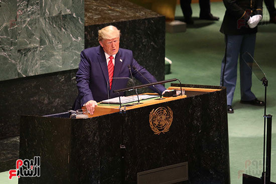 الرئيس الأمريكى فى خطابه خلال الجمعية العامة للأمم المتحدة (1)