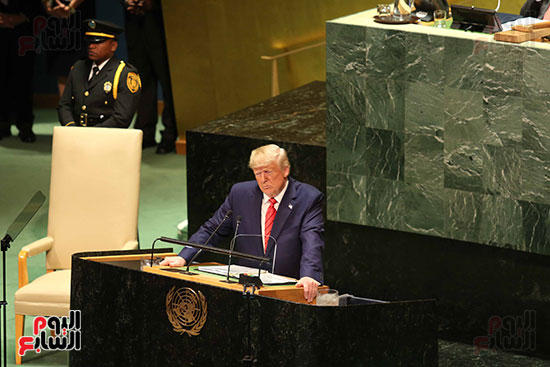 الرئيس الأمريكى فى خطابه خلال الجمعية العامة للأمم المتحدة (11)