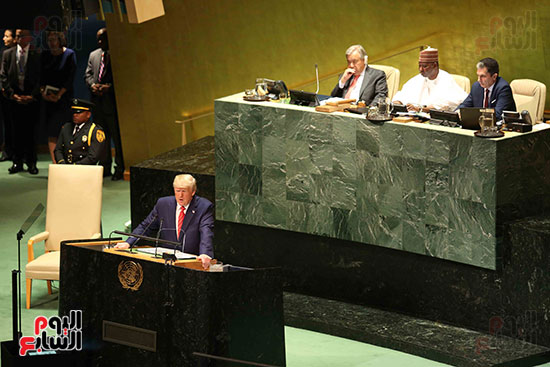 الرئيس الأمريكى فى خطابه خلال الجمعية العامة للأمم المتحدة (14)