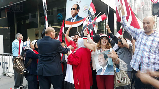 مظاهرة مؤيدة للرئيس السيسى (12)