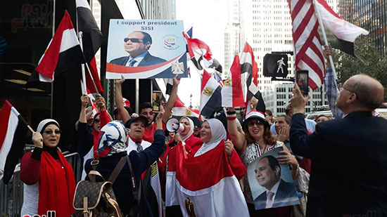 مظاهرة مؤيدة للرئيس السيسى (8)