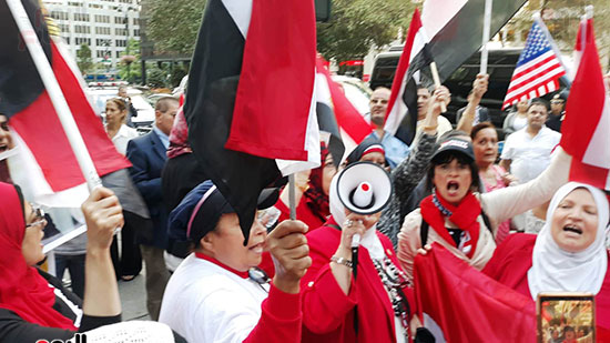 مظاهرة مؤيدة للرئيس السيسى (10)