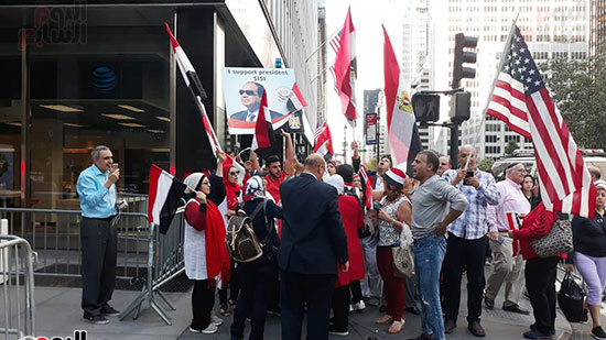 مظاهرة مؤيدة للرئيس السيسى (13)