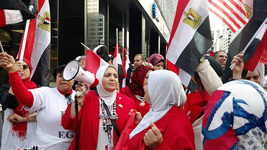 مظاهرة مؤيدة للرئيس السيسى (6)