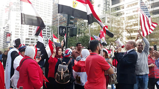 مظاهرة مؤيدة للرئيس السيسى (16)