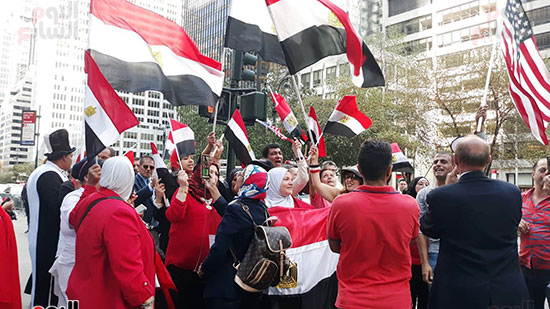 مظاهرة مؤيدة للرئيس السيسى (3)