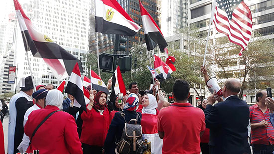 مظاهرة مؤيدة للرئيس السيسى (2)