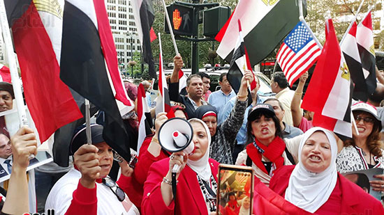 مظاهرة مؤيدة للرئيس السيسى (15)