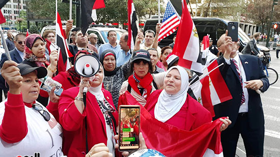 مظاهرة مؤيدة للرئيس السيسى (9)