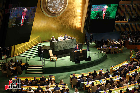 الرئيس الأمريكى فى خطابه خلال الجمعية العامة للأمم المتحدة (9)