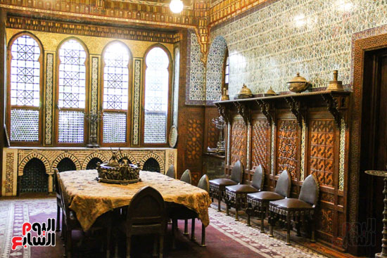 غرفة طعام قصر محمد على