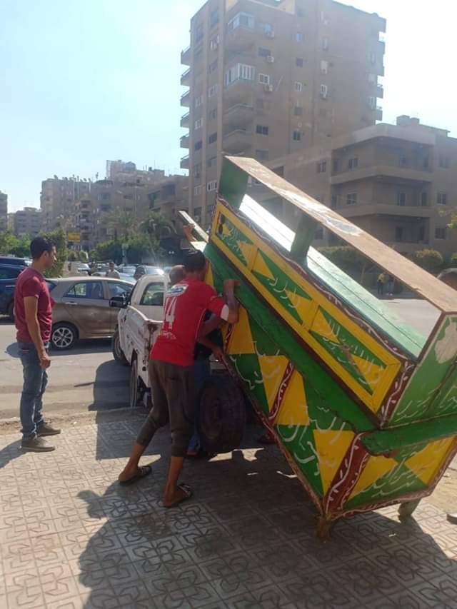 حملات لرفع الإشغالات بشوارع شرق مدينة نصر (6)