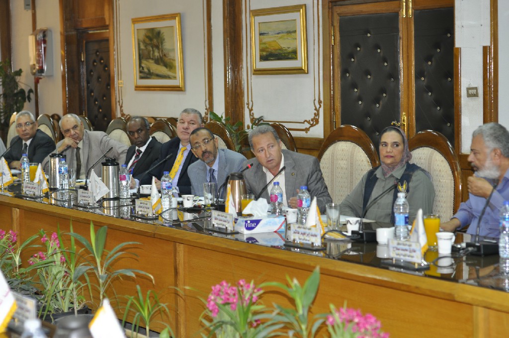 اجتماع مجلس جامعة المنيا (1)