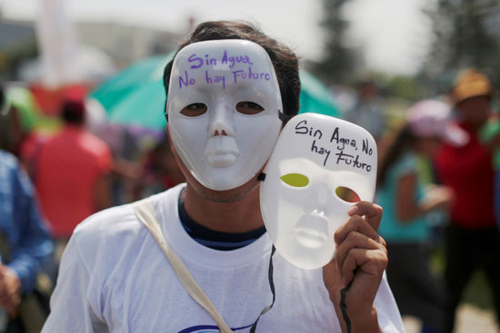 تظاهرات ضد خصخصة المياه فى السلفادور