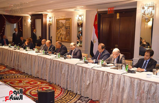 السيسى يؤكد لقيادات الطائفة الإنجيلية الأمريكية حرص مصر على إعلاء مبادئ المواطنة  (4)