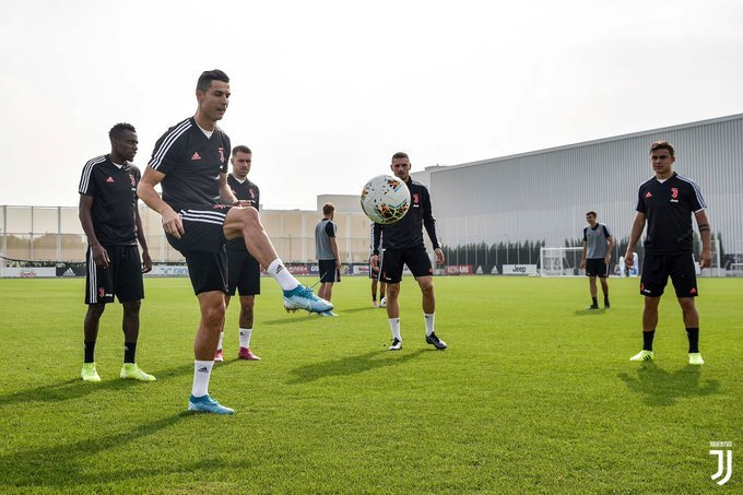 رونالدو يشارك فى تدريبات يوفنتوس