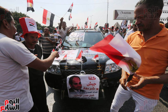 تظاهرات دعم مصر  (15)