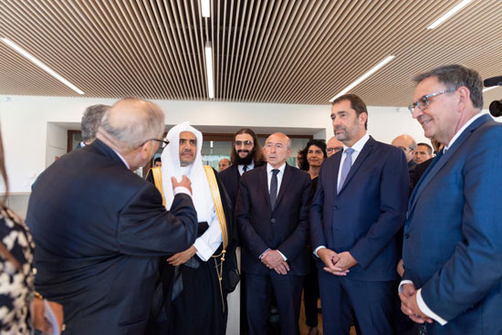 الأمين العام لرابطة العالم الإسلامى يشارك فى افتتاح المعهد الفرنسي للحضارة الإسلامية (1)