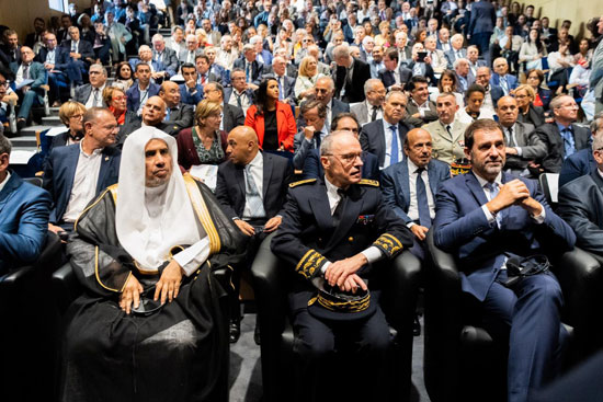 الأمين العام لرابطة العالم الإسلامى يشارك فى افتتاح المعهد الفرنسي للحضارة الإسلامية (3)